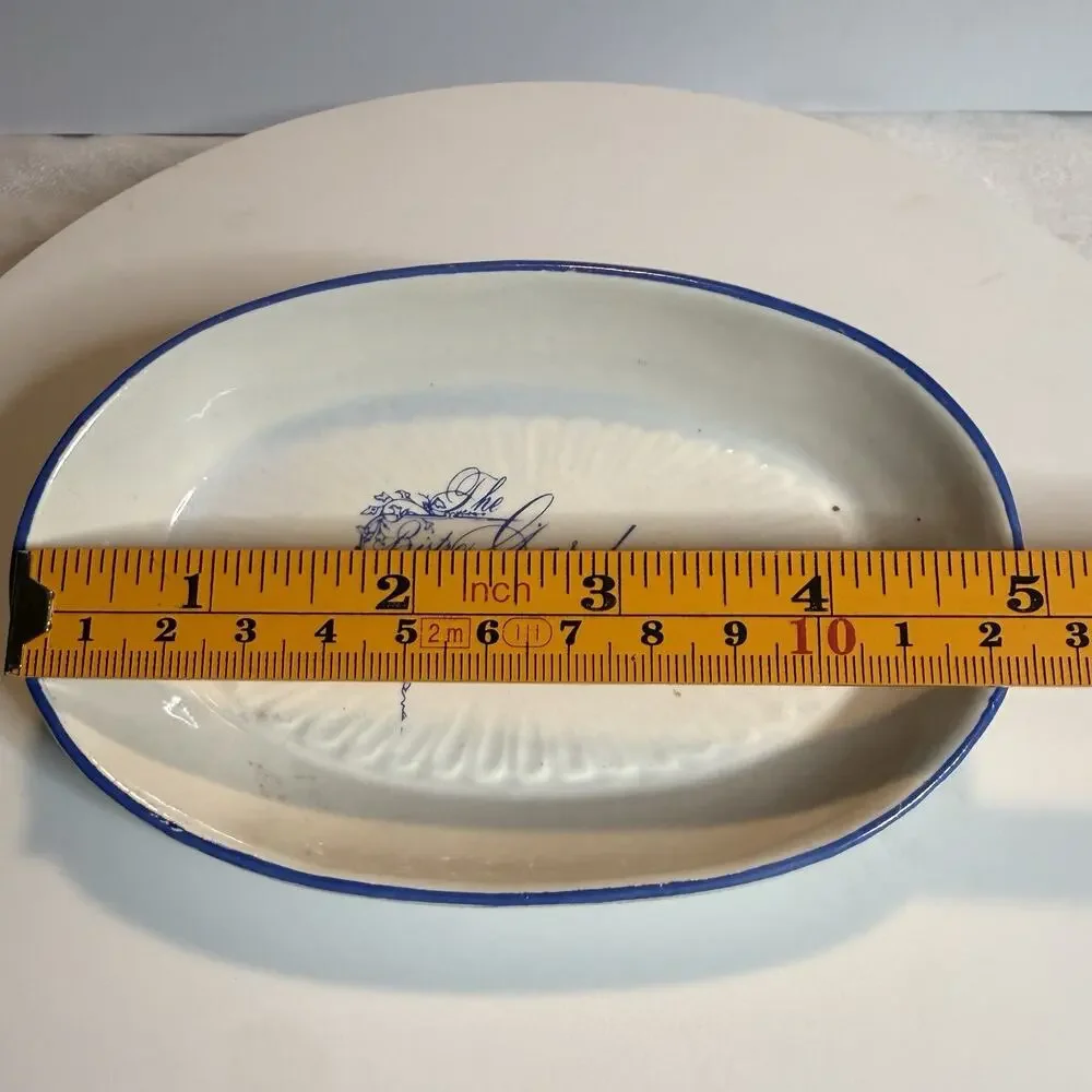 Vtg The Bistro Garden Beverly Hills Restaurant Ware Ashtray Ceramic Trinket Dish